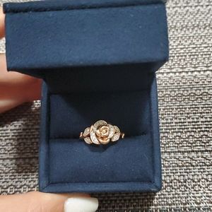 🚨Authentic Disney Rose Gold Diamond Belle Ring